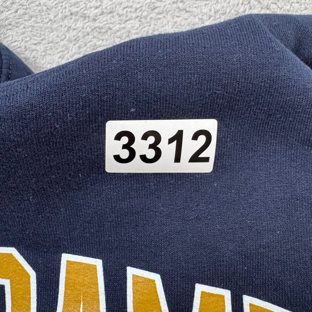 Notre Dame Fighting Irish Hoodie Mens XL Navy Blue Leprechaun Mascot NWT NCAA - Picture 9 of 9